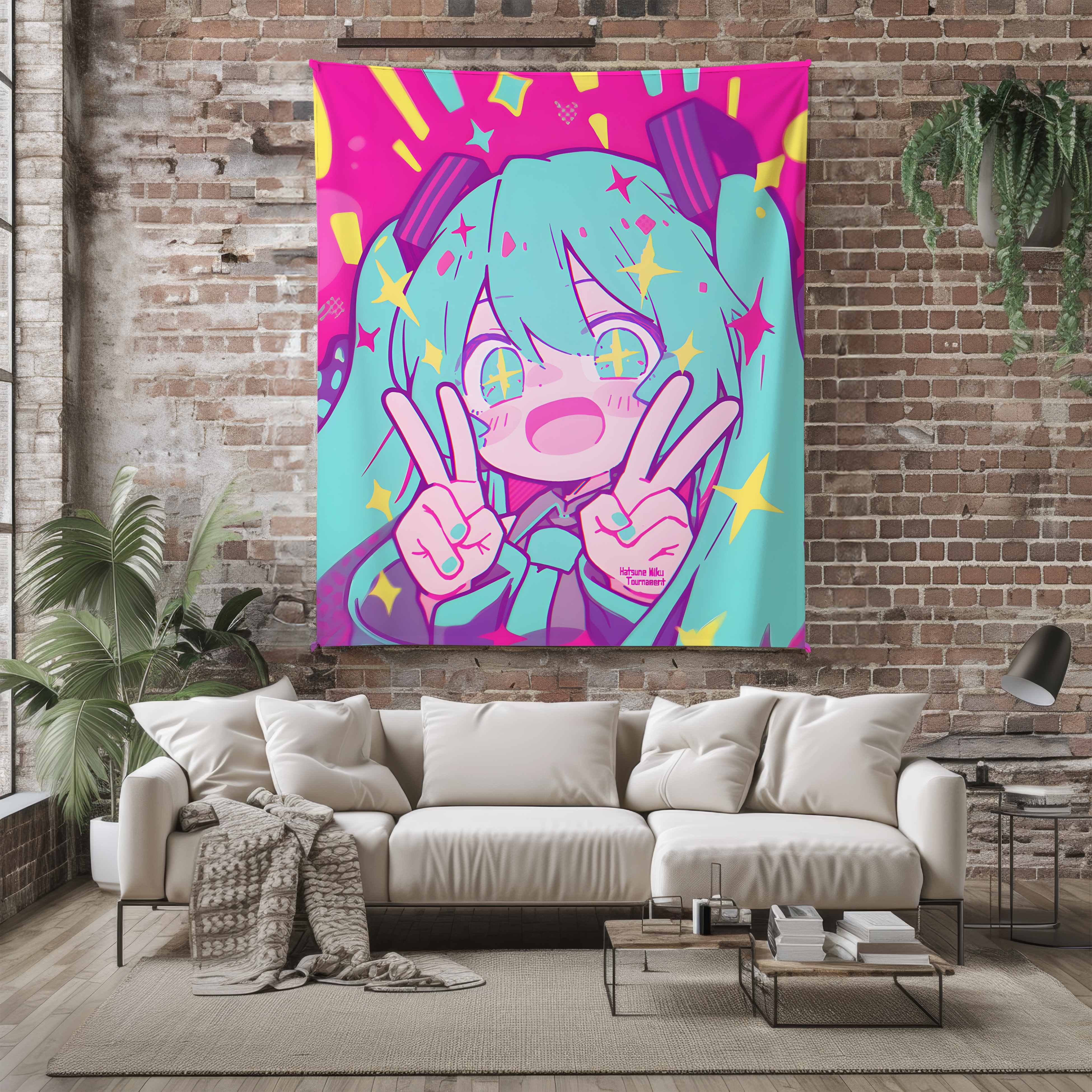 High-definition anime print on fleece blanket front side